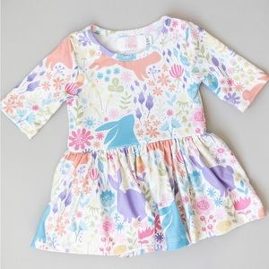 Mila & Rose Baby Girl Bunny Dress Bodysuit 12-18m